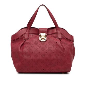 Louis Vuitton Pre-owned Womens Monogram Mahina Cirrus Pm - Dark Red Leather - One Size