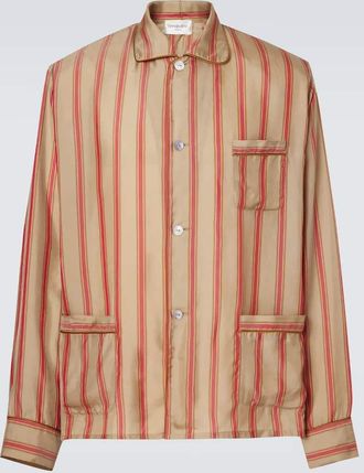 Saint Laurent Camicia in twill a righe