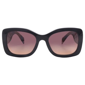 Prada Brown Gradient Butterfly Ladies Sunglasses PR A08S 12O50C 56