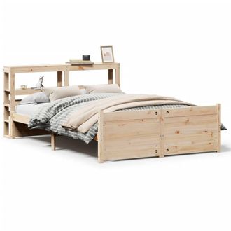 Berkfield Home Bed Frame with Headboard without Mattress 120x200 cm in Light Tan | Size: Small Double