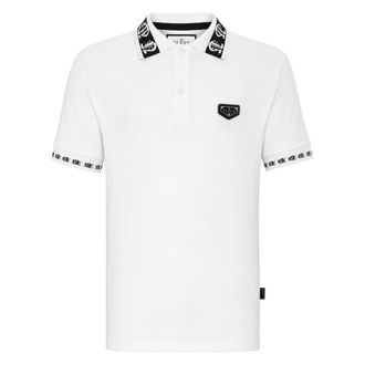 Philipp Plein Polo Shirt Ss - - Tops - Uomo - Bianco - 2XL