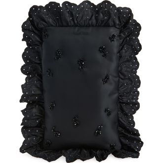 Simone Rocha Pillowcase Clutch in Black/Jet at Nordstrom