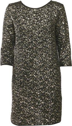 Zadig&Voltaire Mini-jurk met pailletten en cropped mouwen - Zwart