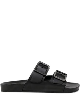 Balenciaga Mallorca sandals - women - Lambskin/Rubber/Calf Leather - 39 - Black