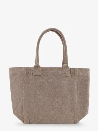 Isabel Marant Womens Shoulder Bag Yenky Cotton Beige