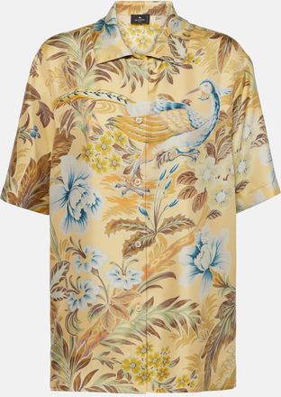Etro Floral silk shirt
