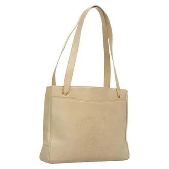 Chanel Pre-owned Cuero bolsos-chanel - Pre-owned - Mujer - Beige - ONE SIZE
