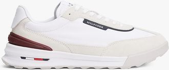 Tommy Hilfiger Mens Classic Suede Running Sneaker - White - US 11.5 / EU 45