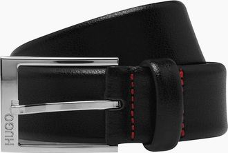 HUGO BOSS Mens Gellot Belt - Black - Size: 38R 100cm