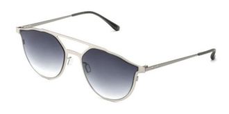 Italia Independent II 0256 075.075 Mens Sunglasses Silver Size 56