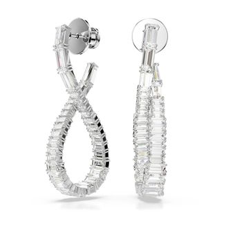 Swarovski Oorbellen - Dames - Accessoires - Grijs - Maat: ONE Size