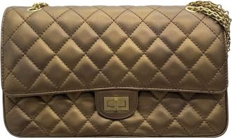 Chanel 2.55 Metallic Gold Reissue Double Flap Bag