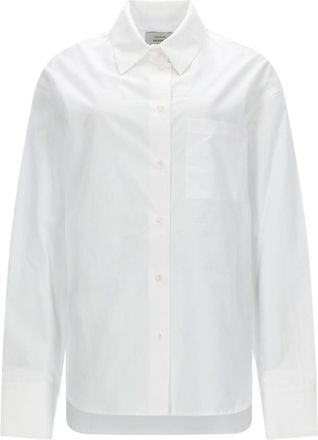 Loulou Studio White Regular Solid Shirt