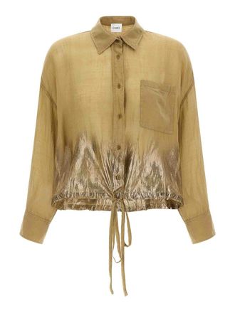 Nude Linen blend shirt