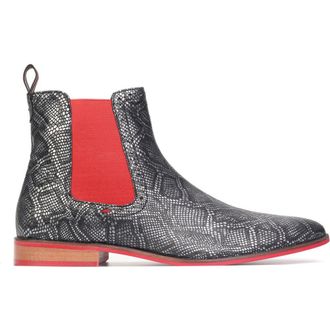 Carlos By Carlos Santana Mantra Chelsea Boot in Black Python at Nordstrom, Size 10.5