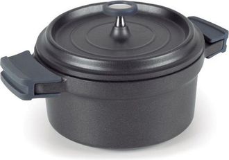 Lacor Cacerola Redonda De Hierro Fundido Esmaltado 28cm Negro - 25929