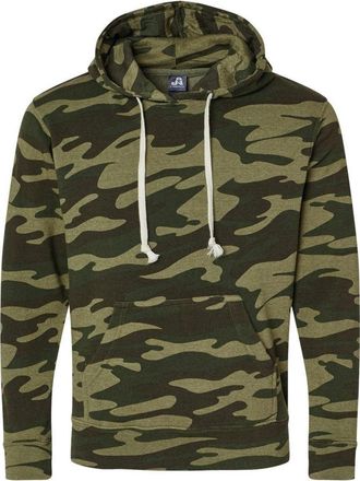 J. America Triblend Fleece Hooded Sweatshirt