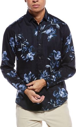 Ted Baker Blue Soren Digital Floral Print Shirt