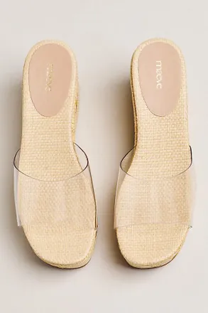 Maeve Embroidered PVC Platform Sandals