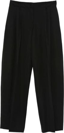 Alexander McQueen Pantaloni affusolati in cotone - Nero