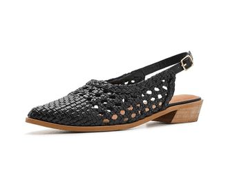 Seychelles Roxanne Womens Flat Shoes Black Leather : 9.5 M, Synthetic