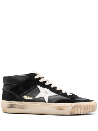 Golden Goose Sneakers Mid-Star - Nero