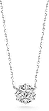 Glaze Jewelry Sterling Silver Cluster Flower Necklace