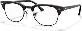 Ray-Ban 49mm Square optical glasses in Black at Nordstrom