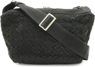 Bottega Veneta Pre-owned Intrecciato Schoudertas - Dames - Vintage Schoudertas - Zwart - ONE Size - Vintage