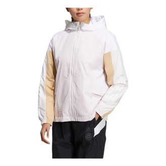 adidas (WMNS) adidas Hooded Jacket Asia Sizing Whtie HM5277