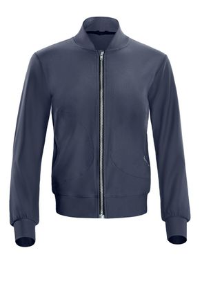 Winshape Bomberjacke WINSHAPE Functional Comfort Bomber Jacket J007C, Damen, Gr. L, grau (anthrazit), 85% Polyester, 15% Elasthan, ohne Ausschnitt, Jacken Bomb
