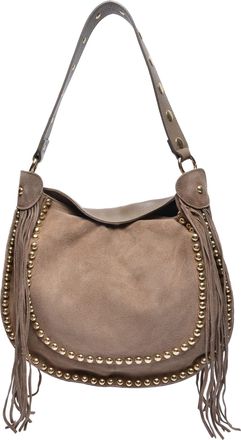 Isabella Rhea Beige Rundleer Tas