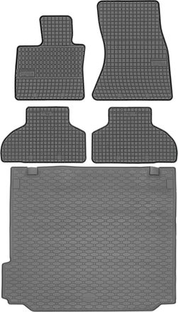 OEM Juego De Alfombrillas De Goma Para Coche Y Alfombrilla Para Maletero Para Bmw X5 F15 Suv (de Octubre De 2013 A Octubre De 2018)