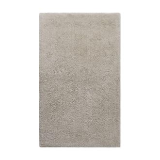 Wecon Home Alfombra de ba&ntilde;o greige de algod&oacute;n 70x120