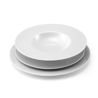 Medard De Noblat Vajilla de 18 piezas Porcelena Blanco