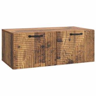 vidaXL Mueble Para Tv De Pared Madera Envejecida 78,5 X 41 X 30 Cm Vidaxl