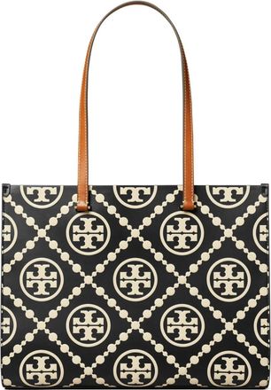 Tory Burch T Monogram Contrast shopper - Zwart