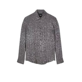 Patrizia Pepe Overhemden, Heren, Grijs, XL, Camicia Radical