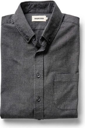 Taylor Stitch The Jack in Coal Jaspe Check Oxford