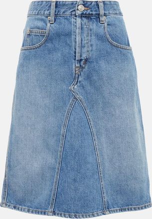 Isabel Marant Fiali denim midi skirt