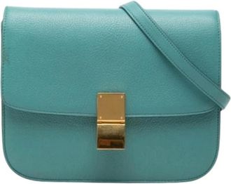 Celine Pre-owned Cross Body Bags, female, Blue, Size: ONE SIZE Pre-owned Vintage Crossbody Bag