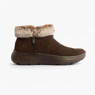 Skechers 144848/choc On-the-go Encore - Snow-cappe Womens Boots Chocolate - Brown Suede - Size UK 5.5