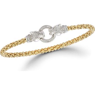 Chloe and Madison Panther Bracelet in Gold at Nordstrom Rack