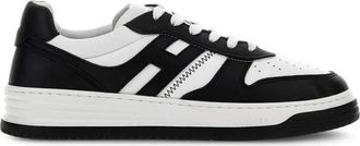 Hogan 0001c Sneakers - Heren - Sneakers - Zwart - 41 EU - Leer - Schoenen