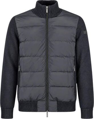 Roberto Ricci Design Wool Cash 7 Hybrid Duck Soft Knit - - Jackets - Uomo - Blu - L