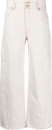 Ulla Johnson The Thea barrel-leg jeans - women - Cotton - 28 - Neutrals