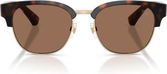 Burberry Occhiali da sole - Heren - Zonnebrillen - Bruin - 52 MM - Accessoires