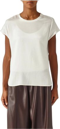 Pinko Pinko, Overhemden, Dames, Wit, S, Satijn, Farida Blouse