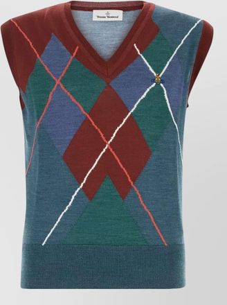 Vivienne Westwood argyle knit vest