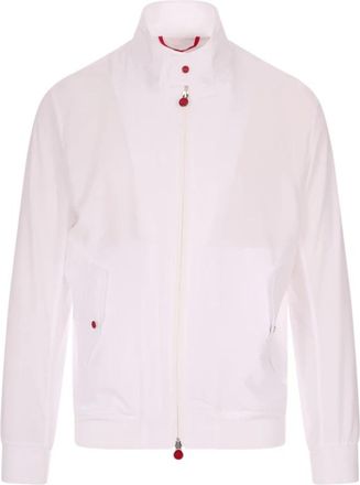 Kiton Cima Jacket - Heren - Zomerjassen - Wit - 4XL - Jassen